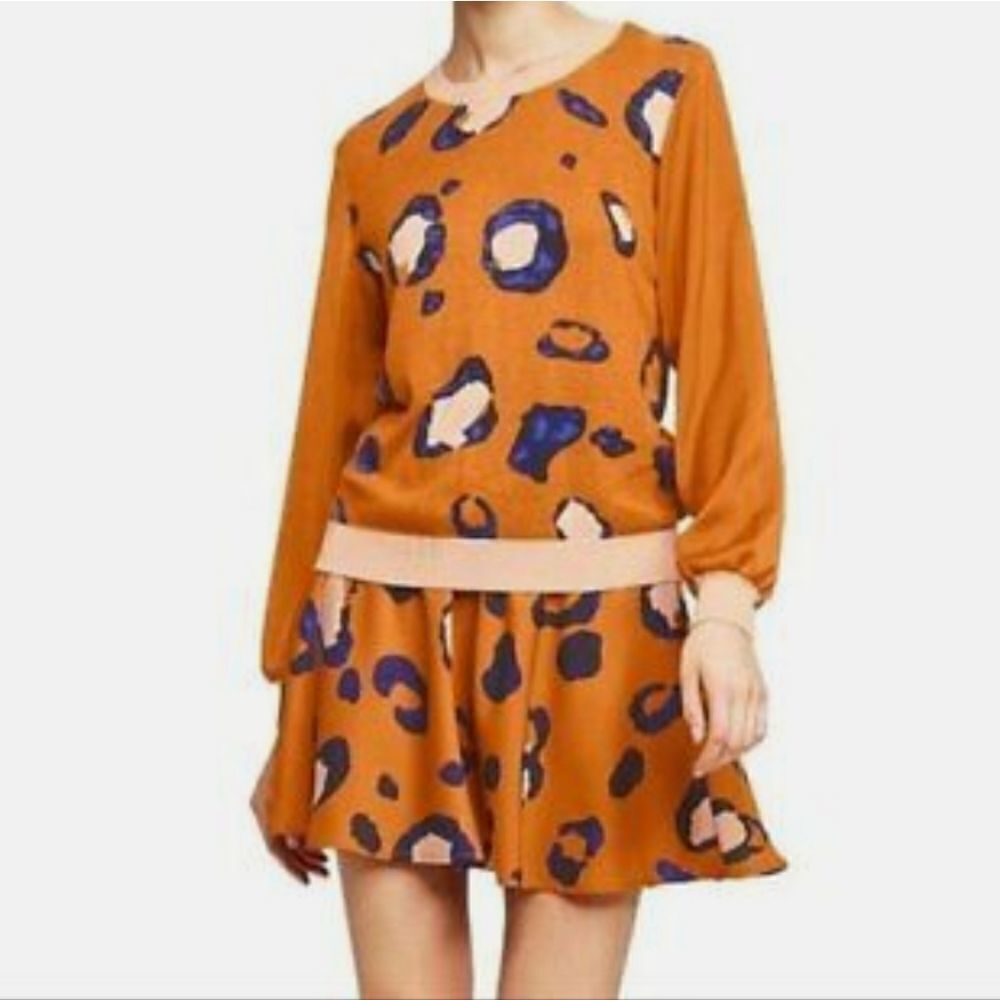 3.1 Phillip Lim For Target SkirtsWomen's Leopard Print A-Line Mini Skirt